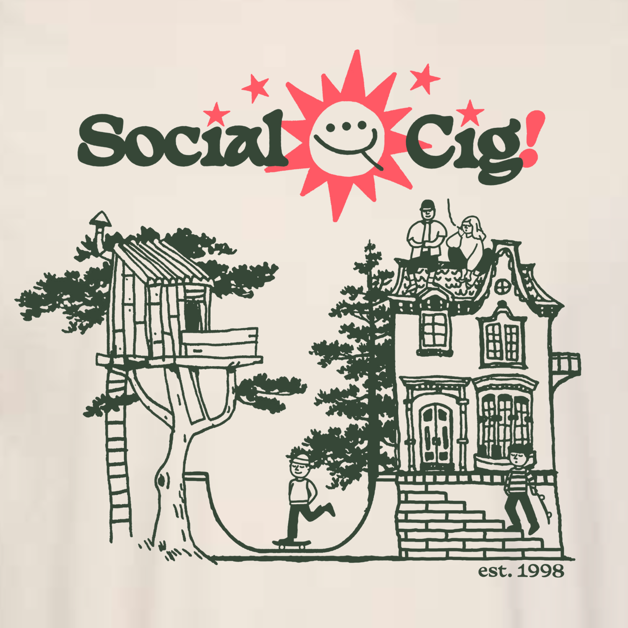 Treehouse Tee (Ivory)