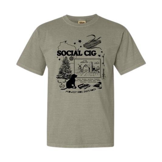 Patchwork Tee (Sandstone)
