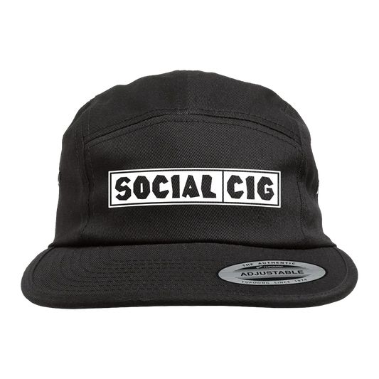 Flat Bill Cap (Black)