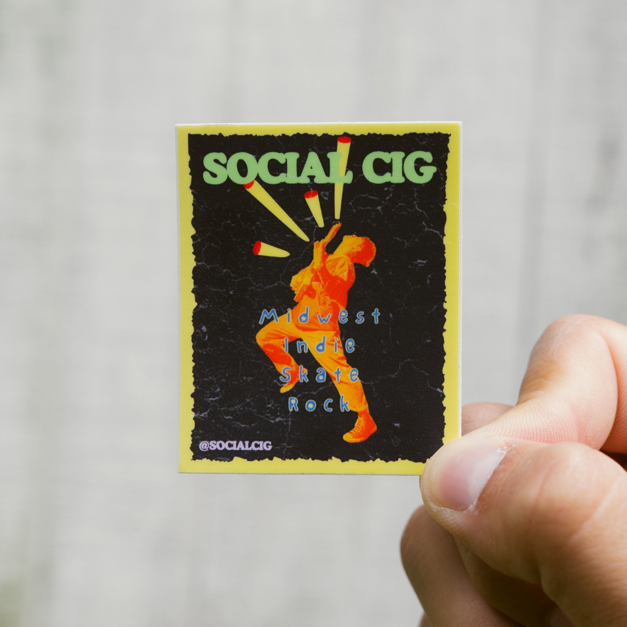 Neon Cig Sticker